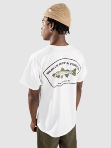 Dravus Hunt And Fish T-Shirt Wit
