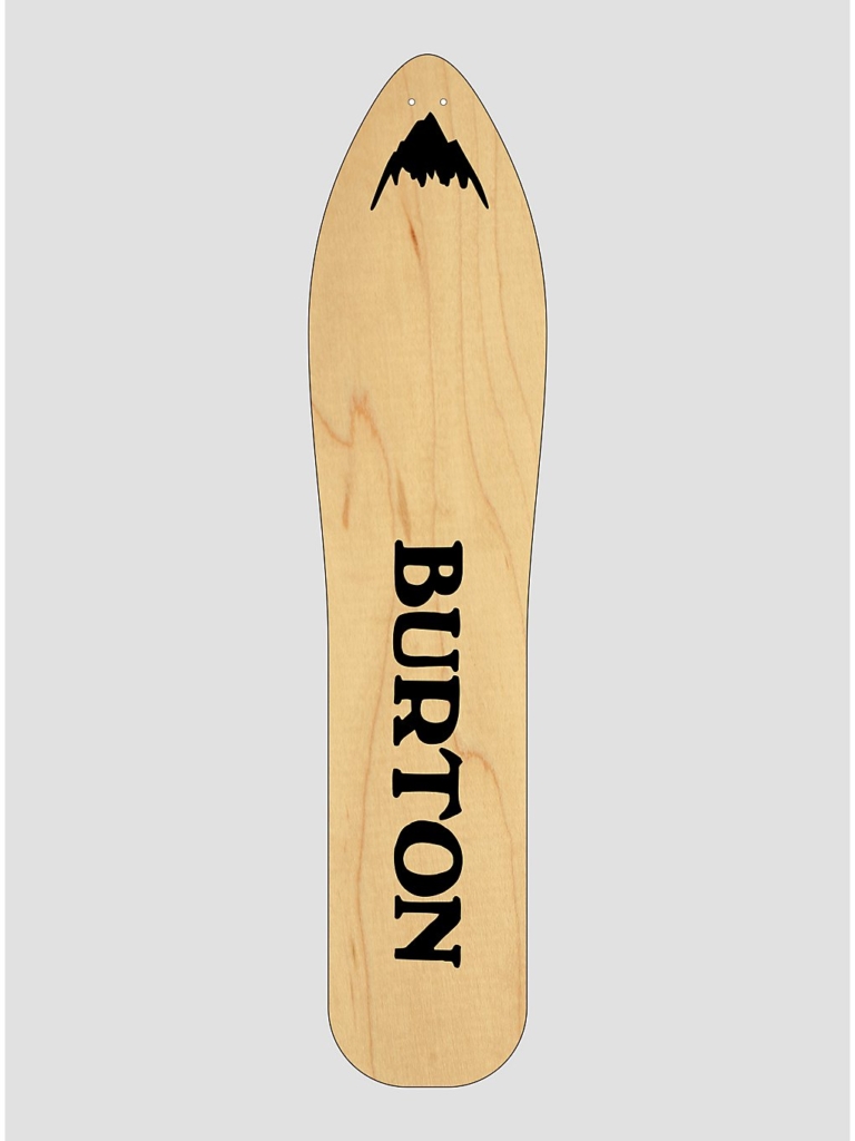 Burton The Throwback 2026 Powder Surfer patroon No Color