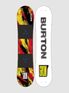 Burton Grom 2026 Kids Snowboard patroon Ketchup/mustard