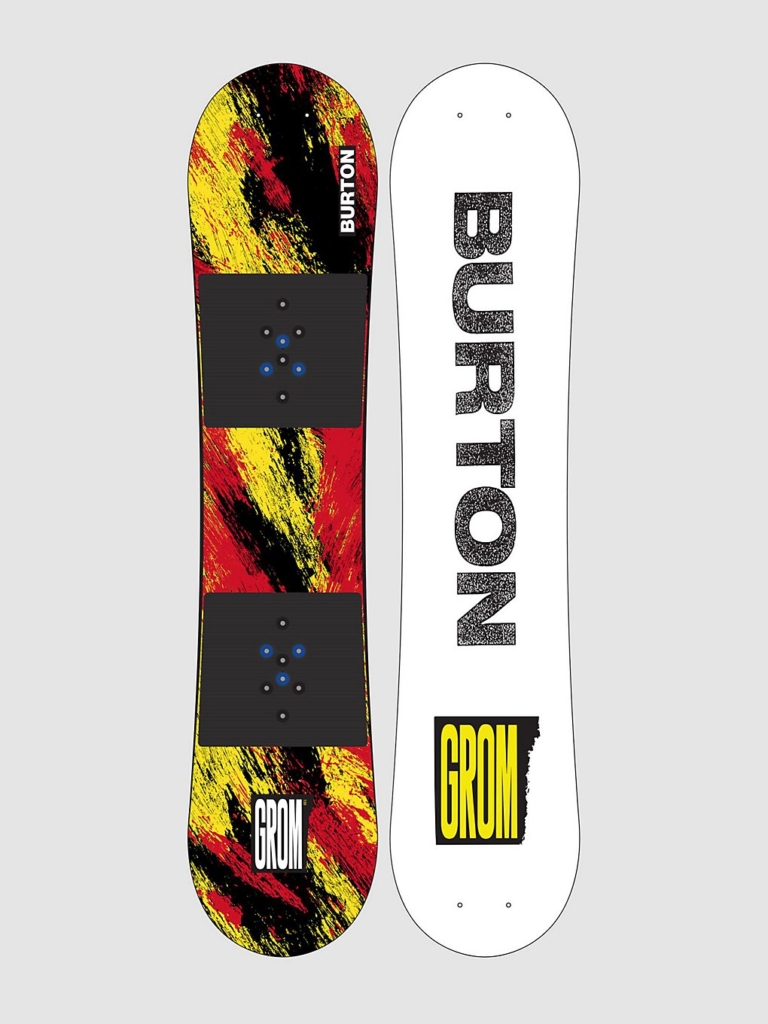 Burton Grom 2026 Kids Snowboard patroon Ketchup/mustard