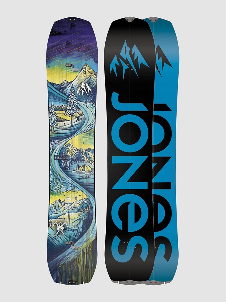 Jones Snowboards Youth Solution Kids Snowboard patroon Zwart