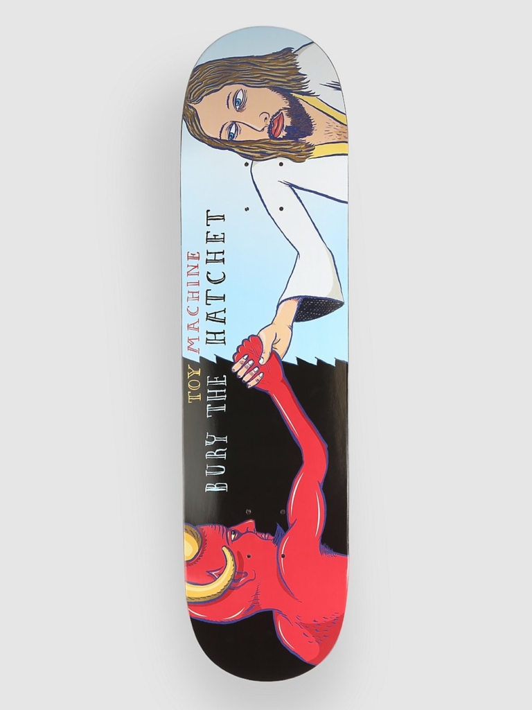 Toy Machine Bury the Hatchet 8″ Skateboard Deck patroon Multicolor