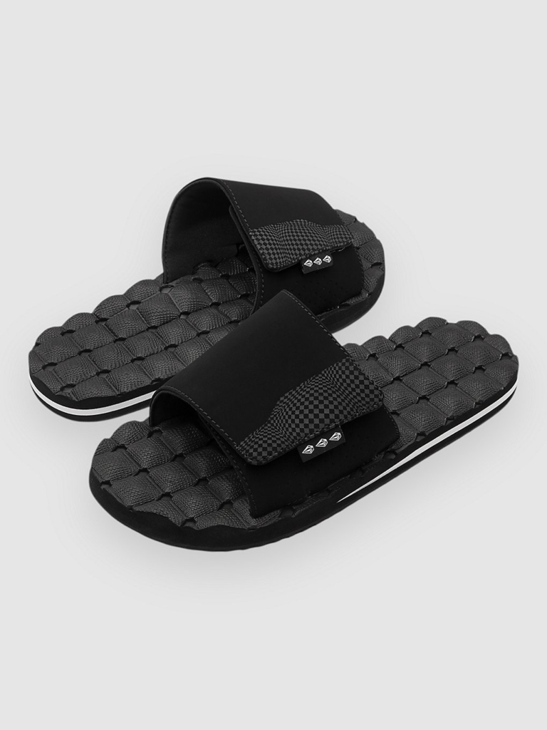 Volcom Recliner Sandalen Zwart Wit