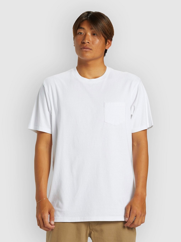 Quiksilver Salt Water Pkt Swp T-Shirt Wit