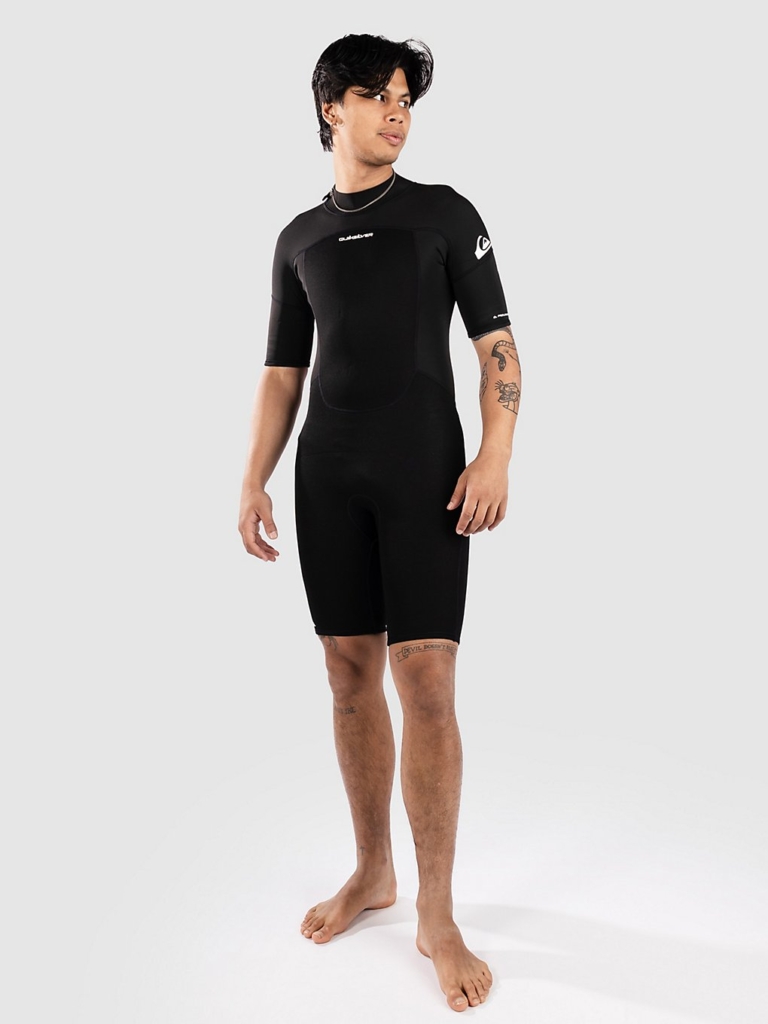 Quiksilver Prologue 2/2 Ss Springsuit Bz Wetsuit Zwart