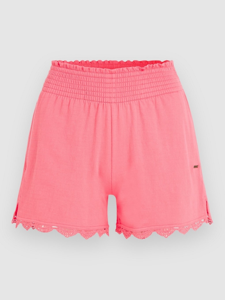 O’Neill Essentials Ava Smocked Korte Broek Perfectly Roze