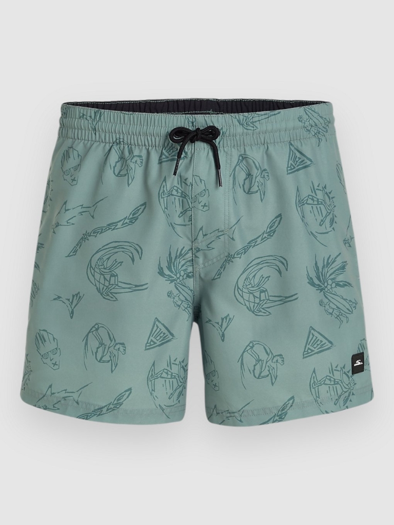 O’Neill Mix & Match Cali Print 15” Boardshorts Groen Vintage Surfer