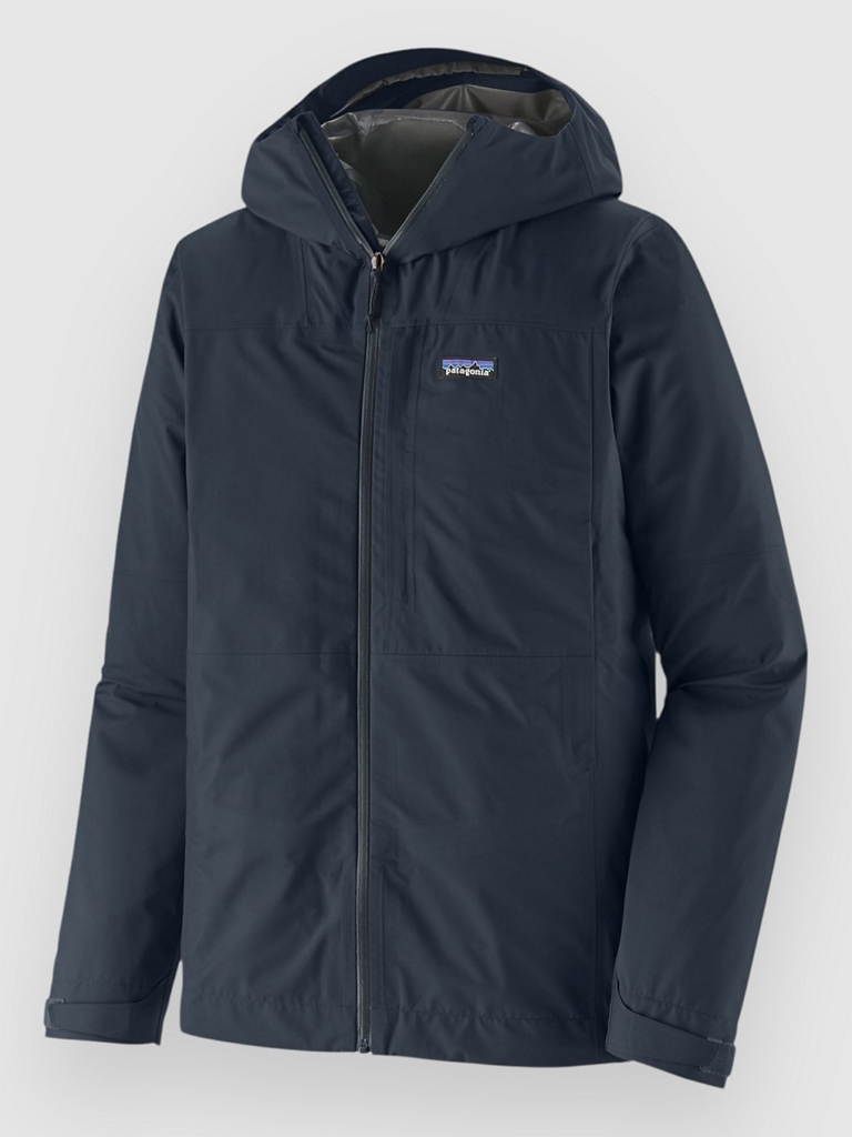 Patagonia Boulder Fork Rain Jas Smolder Blauw