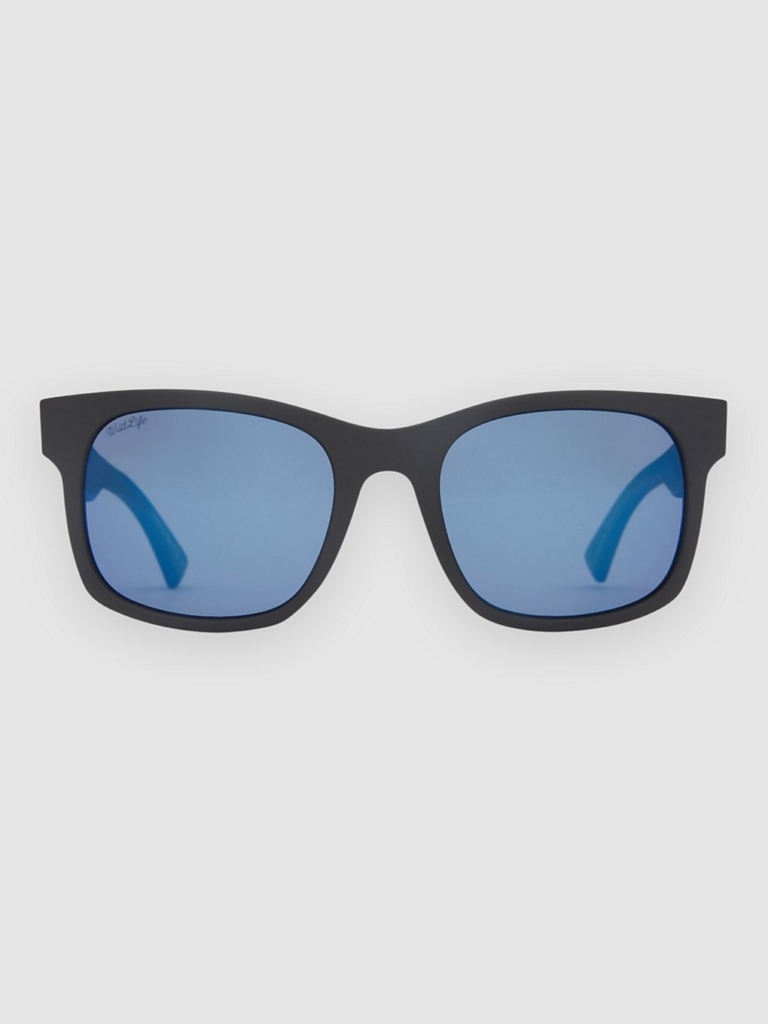 VonZipper Bayou Polar Blk Sat Zonnebril Blu Flsh Plr