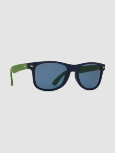 Dot Dash Litty Blue-Green Satin Zonnebril Blauw