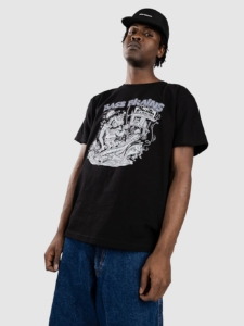 Brixton Bass Brains Monster T-Shirt Zwart