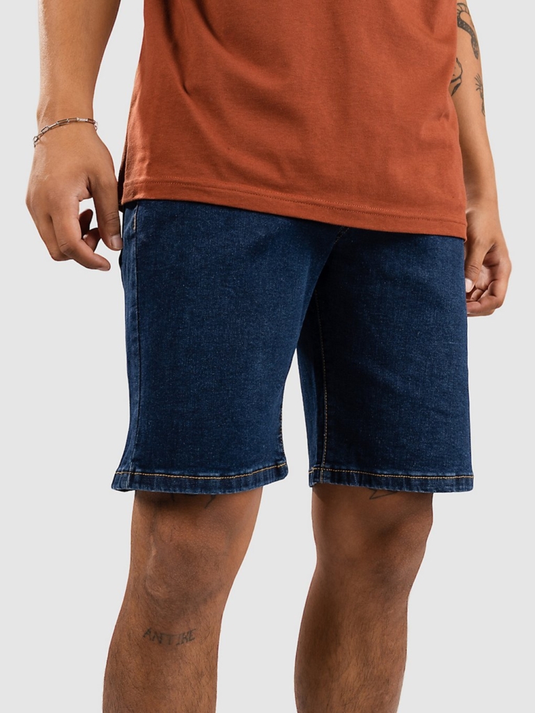 Urban Classics Relaxed Fit Jeans Korte Broek Indigo Washed