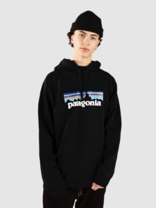 Patagonia P-6 Logo Uprisal Hoodie Zwart