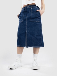 Nümph Nuissa Rok Dark Blauw Denim