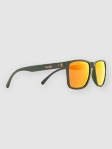 Red Bull SPECT Eyewear EDGE-003P Olive Green Zonnebril Bruin With Rood Mirror