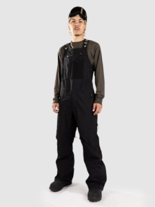 Coal Strickland Bib Pants Zwart