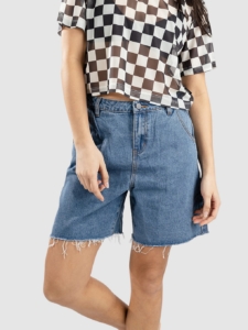Blue Tomato Pleated Korte Broek Light Denim