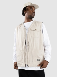 Blue Tomato Work Bodywarmer Wit Sand