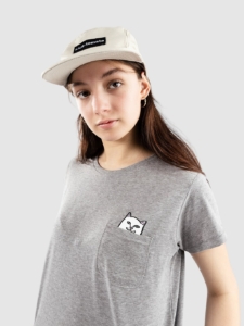 RIPNDIP Lord Nermal Pocket T-Shirt Carbon Grijs