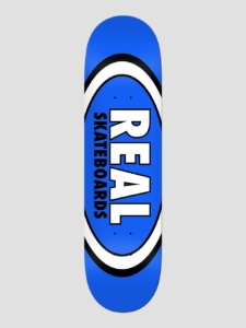 Real Team Classic Oval 8.5″ Skateboard Deck patroon Blauw