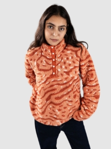 Coal Mina Half-Zip Fleece Trui Autumn Glaze