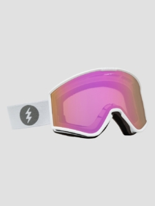 Electric EK1 Matte White Goggle Roze Chrome