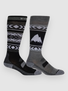 Burton Prfrmnc Lw 2Pk Tech Sokken patroon True Zwart