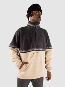 Quiksilver Take Us Back Block Polar Half-Zip Fleece Trui Plaza Taupe