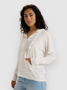 Roxy Destination Surf Hoodie Snow Wit