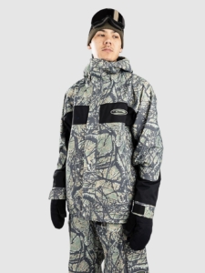 Quiksilver High Altitude 20K Jas patroon Woodland Abstr Sea Spray