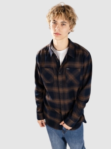 Volcom Netastone Flannel Hemd Dark Earth