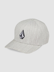 Volcom Full Stone Hthr Flexfit Cap Grijs Vintage