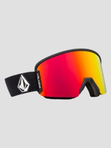 Volcom Garden 2 Matte Black Goggle Rood Chrome