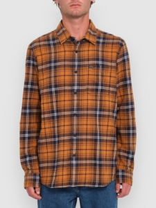 Volcom Caden Plaid Hemd Chestnut Bruin