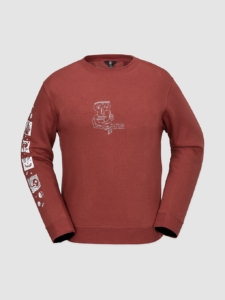 Volcom Essential Crew Sweater Redwood