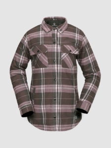 Volcom Ins Riding Flannel Jas Dusty Lavender
