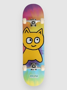 Meow Skateboards Big Cat 8″ Complete Tie Dye