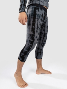 Mons Royale Merino Cascade Flex 3/4 Legging Thermo Broek Grijs Tie Dye