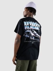 Key Street Airbrushed T-Shirt Zwart