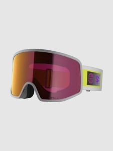 Salomon Sentry Pro Gry Vilet+Bonuslens Goggle Sigma Poppy Rood