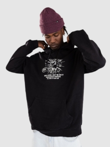 Misfit Shapes Blame Us Hoodie Pigment Zwart