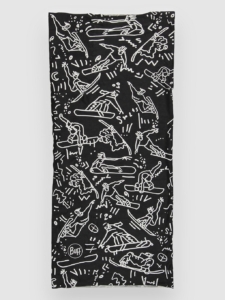 Buff Junior Original Ecostretch Kids patroon Tivat Zwart