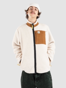 Passenger Trekker Recycled Deep-Pile Sherpa Jas Warm Ivory