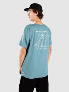 Rhythm Lull T-Shirt Mineral Blauw