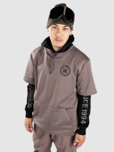 DC Dryden Shred Hoodie Plum Truffle