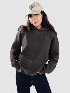 Ninth Hall Fundamentals Oso Hoodie Washed Zwart