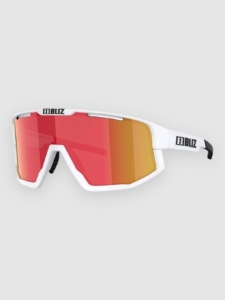 BLIZ Active Eyewear Fusion Matt White Zonnebril Smoke W Rood Multicolor