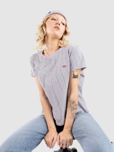 Levi’s Perfect T-Shirt Collegiate Stripe H Lilac
