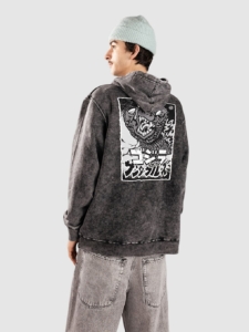 Santa Cruz X Godzilla Hand Hoodie Zwart