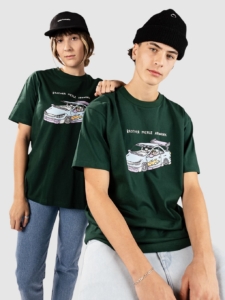 Brother Merle Racer T-Shirt Forest Groen